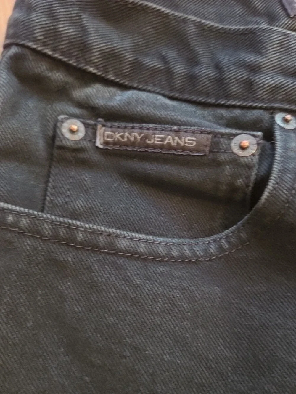 DKNY Men's Black Straight-Leg Jeans